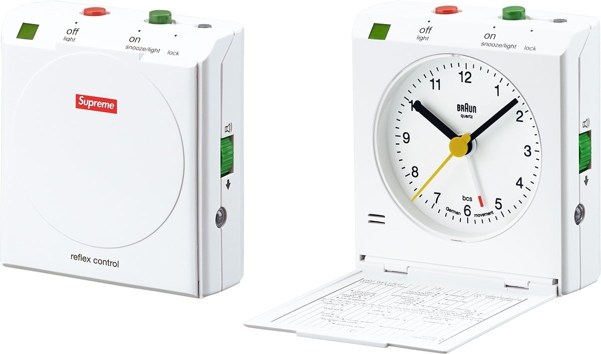 Supreme/Braun® Travel Alarm Clock